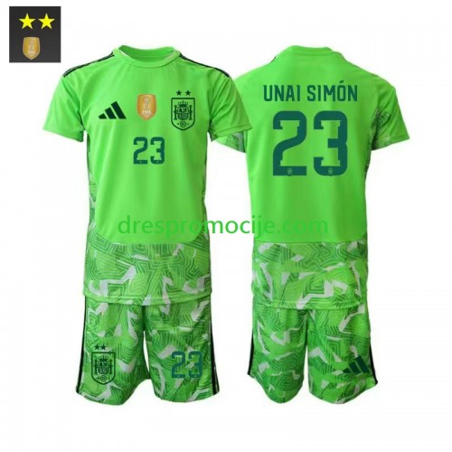 Španjolska Unai Simon 23 Dres Golmanski Dječji Treći 2026/2027 Kratkih Rukava Španjolska Unai Simon 23 Dres Golmanski Dječji Treći 2026/2027 Kratkih Rukava